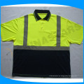 Polo de seguridad, camisas de polo color brillante, camisetas de polo amarillo de seguridad